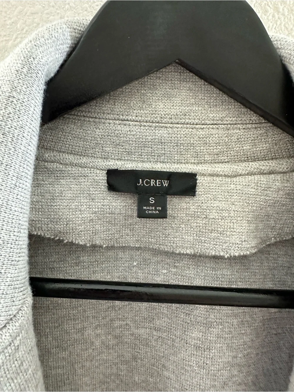 J. Crew Gray Knit Open-Front Cardigan “Sophie”